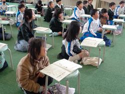 3年生音楽の授業