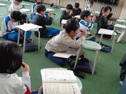 3年生音楽の授業