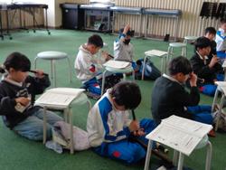 3年生音楽の授業