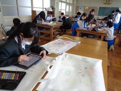 4年生図工の授業