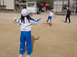 2年生体育の授業