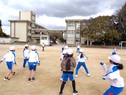 2年生体育の授業