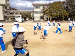 2年生体育の授業
