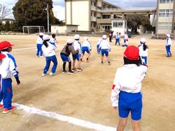 2年生体育の授業