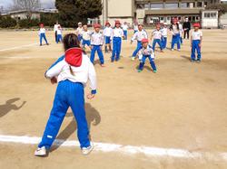 2年生体育の授業