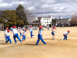 2年生体育の授業