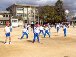 2年生体育の授業