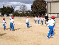 2年生体育の授業