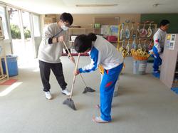 大掃除の様子