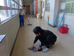 大掃除の様子