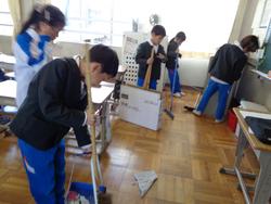 大掃除の様子
