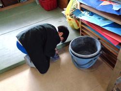 大掃除の様子