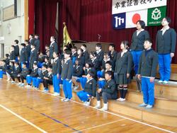 6年生卒業式の最後の練習