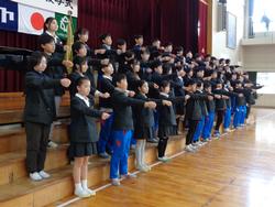 6年生卒業式の最後の練習