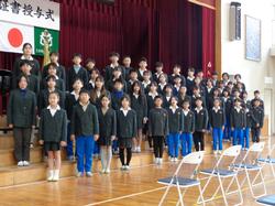 6年生卒業式の最後の練習