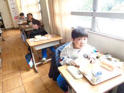 2年生給食の時間