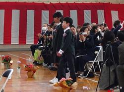 第151回卒業証書授与式の様子