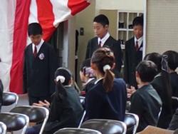 第151回卒業証書授与式の様子