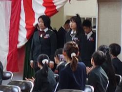 第151回卒業証書授与式の様子