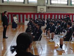 第151回卒業証書授与式の様子