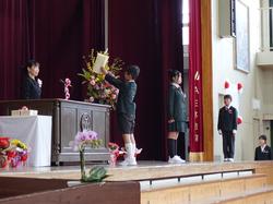 第151回卒業証書授与式の様子