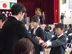 第151回卒業証書授与式の様子