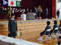 第151回卒業証書授与式の様子