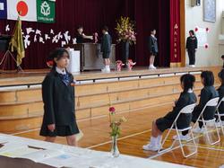 第151回卒業証書授与式の様子