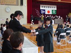 第151回卒業証書授与式の様子