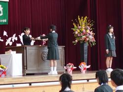 第151回卒業証書授与式の様子