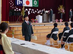 第151回卒業証書授与式の様子