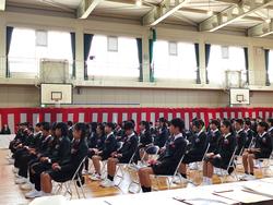 第151回卒業証書授与式の様子