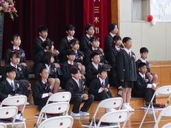 第151回卒業証書授与式の様子