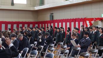 第151回卒業証書授与式の様子