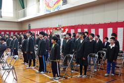 第151回卒業証書授与式の様子