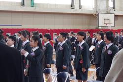 第151回卒業証書授与式の様子