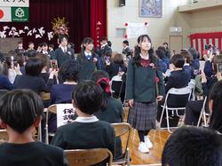 第151回卒業証書授与式の様子