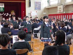 第151回卒業証書授与式の様子