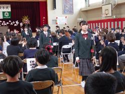 第151回卒業証書授与式の様子
