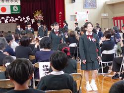 第151回卒業証書授与式の様子