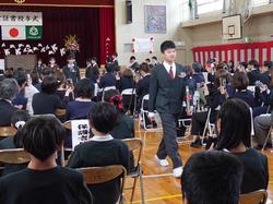 第151回卒業証書授与式の様子