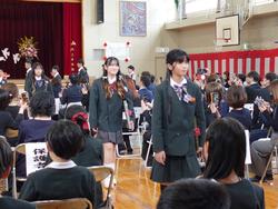 第151回卒業証書授与式の様子