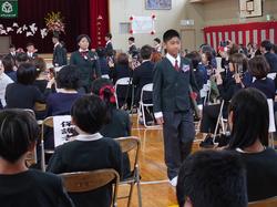 第151回卒業証書授与式の様子