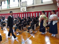 第151回卒業証書授与式の様子