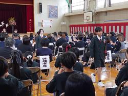 第151回卒業証書授与式の様子