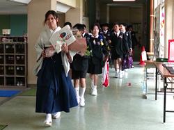 第151回卒業証書授与式の様子