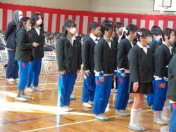 令和7年度修了式の様子