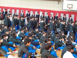 令和7年度修了式の様子