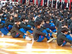 令和7年度修了式の様子