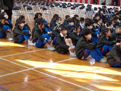 令和7年度修了式の様子